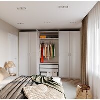 Шкаф распашной Mio Tesoro Макс 2 двери 2.06.01.040.1 (белый) - Превью изображения №7 — Интернет-магазин ПроЗаказ