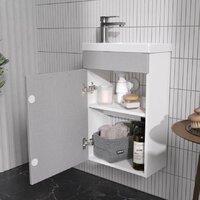  Volna Тумба с умывальником Vario Sf.40.1D Миранда + Миранда 40 (подвесная) - Превью изображения №7 — Интернет-магазин ПроЗаказ