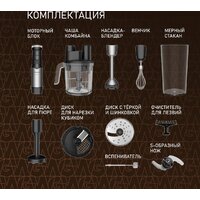 Погружной блендер Weissgauff WHB 362 STB TitanBlade Pro - Превью изображения №23 — Интернет-магазин ПроЗаказ