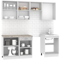 Готовая кухня Mio Tesoro Экстра-лайт 2.2 (ателье светлый/марсель) - Превью изображения №2 — Интернет-магазин ПроЗаказ