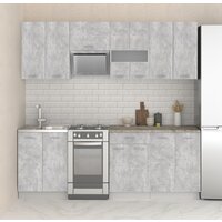 Готовая кухня Mio Tesoro Экстра-лайт 2.2 (ателье светлый/марсель) - Превью изображения №6 — Интернет-магазин ПроЗаказ