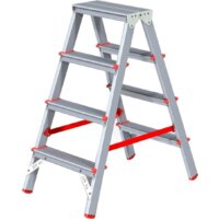 Лестница-стремянка Новая высота NV 312 двухсторонняя профессиональная 2x4 ступеней - Превью изображения №2 — Интернет-магазин ПроЗаказ