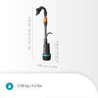 Бочечный насос Gardena 2600 Comfort 18V P4A solo 14604-55 (без АКБ) - Превью изображения №5 — Интернет-магазин ПроЗаказ
