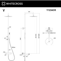 Душевая система  Whitecross Y1234GL (золото) - Превью изображения №13 — Интернет-магазин ПроЗаказ