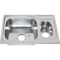 Melana MLN-6950S U (полированная, глубина чаши 16 см., сталь 0.6 мм.)