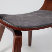 Стул с подлокотниками AksHome Mody (темно-серый Fabb 16/орех) - Превью изображения №10 — Интернет-магазин ПроЗаказ