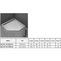 Душевой поддон WeltWasser TRP 100 Stone-WT 100x100 - Превью изображения №8 — Интернет-магазин ПроЗаказ