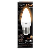 Светодиодная лампочка Gauss LED Candle E27 9.5 Вт 3000 К 103102110 - Превью изображения №2 — Интернет-магазин ПроЗаказ