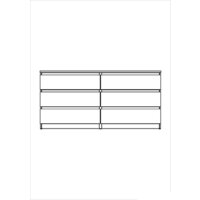 Комод Mio Tesoro Мальта 6 ящиков 160x76 2.05.02.060.1 (белый) - Превью изображения №4 — Интернет-магазин ПроЗаказ