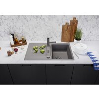 Кухонная мойка Blanco Zia 45 S 514724 (антрацит, клапан-автомат) - Превью изображения №4 — Интернет-магазин ПроЗаказ