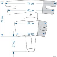 Массажер для ног Planta MFC-60 (серый) - Превью изображения №6 — Интернет-магазин ПроЗаказ