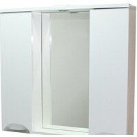 СанитаМебель Шкаф с зеркалом Эмили 101.900 (белый)