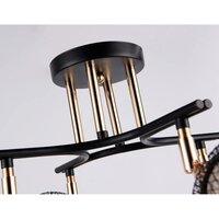 Люстра средней высоты Ambrella light Traditional TR80177/4 BK/FGD (черный/золото) - Превью изображения №5 — Интернет-магазин ПроЗаказ