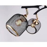 Люстра средней высоты Ambrella light Traditional TR80177/4 BK/FGD (черный/золото) - Превью изображения №3 — Интернет-магазин ПроЗаказ