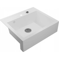 Кухонная мойка Kernau KGS I 60 1B Retro Pure White - Превью изображения №2 — Интернет-магазин ПроЗаказ