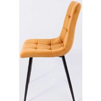Стул AksHome Dallas 76330 (велюр, горчичный/черный) - Превью изображения №4 — Интернет-магазин ПроЗаказ