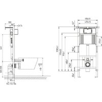 Инсталляция для унитаза Cersanit Aqua Prime М 50 68179 - Превью изображения №9 — Интернет-магазин ПроЗаказ