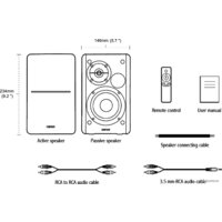 Акустика Edifier R1280Ts - Превью изображения №9 — Интернет-магазин ПроЗаказ