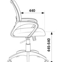 Офисное кресло Brabix Fly MG-396 (черный, хром) - Превью изображения №10 — Интернет-магазин ПроЗаказ