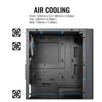 Корпус AeroCool Hexform-G-BK-v2 - Превью изображения №6 — Интернет-магазин ПроЗаказ