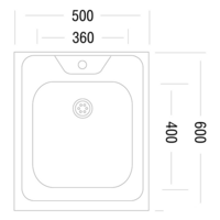 Кухонная мойка Ukinox Стандарт STD500.600 6C 0CS - Превью изображения №2 — Интернет-магазин ПроЗаказ
