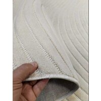 Ковер для жилой комнаты Radjab Carpet Сканди Сизаль Прямоугольник 10937B 12281RK (1.6x3, Krem/Krem) - Превью изображения №5 — Интернет-магазин ПроЗаказ