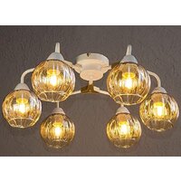 Люстра средней высоты Aitin Pro НПБ 02-6x60-105 C1228/6 (белый) - Превью изображения №2 — Интернет-магазин ПроЗаказ