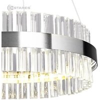 Подвесная люстра Estares Sofia 100W R-APP-500x1100-CHROME/CLEAR-220-IP20_Ч - Превью изображения №2 — Интернет-магазин ПроЗаказ