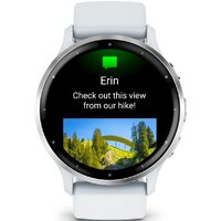 Умные часы Garmin Venu 3 (белый, с силиконовым ремешком) - Превью изображения №4 — Интернет-магазин ПроЗаказ