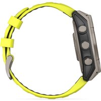 Умные часы Garmin Fenix 8 Solar, Sapphire 47мм (титановый серый с желтым ремешком) - Превью изображения №12 — Интернет-магазин ПроЗаказ