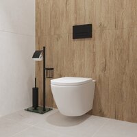 Унитаз подвесной Lauter Vortex 2110830 + TECE Kit 9400412 с кнопкой (хром) - Превью изображения №14 — Интернет-магазин ПроЗаказ