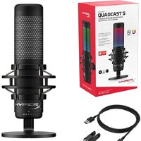 Проводной микрофон HyperX QuadCast S (черный) - Превью изображения №7 — Интернет-магазин ПроЗаказ