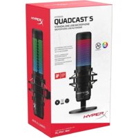 Проводной микрофон HyperX QuadCast S (черный) - Превью изображения №8 — Интернет-магазин ПроЗаказ