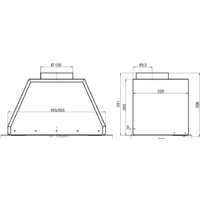 Кухонная вытяжка Elikor Врезной блок Flat 52П-650-К3Д (топленое молоко) (154175) - Превью изображения №2 — Интернет-магазин ПроЗаказ