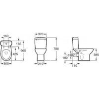 Унитаз напольный Roca Victoria 7342399000+734139Z000+ZRU8013900 - Превью изображения №4 — Интернет-магазин ПроЗаказ