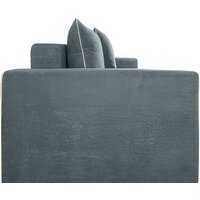 Диван Krones Цезарь 4 (велюр, графит/молочный) - Превью изображения №5 — Интернет-магазин ПроЗаказ