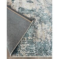 Ковер для жилой комнаты Radjab Carpet Бьянка прямоугольник D057A 7615RK-b 2x2.9 (cream shirink/blue fdy) - Превью изображения №3 — Интернет-магазин ПроЗаказ