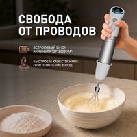Погружной блендер Weissgauff WHB 341 PTW CordLess Titan - Превью изображения №11 — Интернет-магазин ПроЗаказ