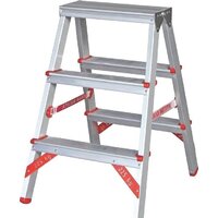 Лестница-стремянка Новая высота NV 312 двухсторонняя профессиональная 2x3 ступеней - Превью изображения №2 — Интернет-магазин ПроЗаказ