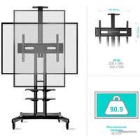 Стойка для телевизора Onkron TS1881 (черный) - Превью изображения №7 — Интернет-магазин ПроЗаказ