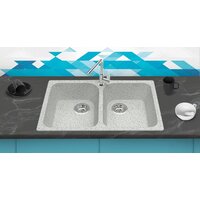 Кухонная мойка Berge BR-7322 (серый) - Превью изображения №2 — Интернет-магазин ПроЗаказ