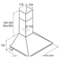 Кухонная вытяжка Jetair Gaia WH/A/60 PRF0112627B - Превью изображения №2 — Интернет-магазин ПроЗаказ
