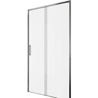 Душевая дверь Aquanet Pleasure Evo 100 AE65-N100-CT (хром/прозрачное стекло) - Превью изображения №2 — Интернет-магазин ПроЗаказ