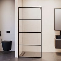 Душевая стенка RGW WA-019B 351001970-84 (черный/прозрачное стекло) - Превью изображения №4 — Интернет-магазин ПроЗаказ