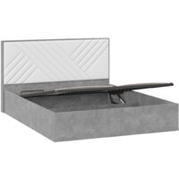 Кровать Трия Хилтон универсальная тип 1 с ПМ 160x200 (ателье светлый/белый) - Превью изображения №3 — Интернет-магазин ПроЗаказ