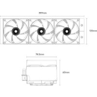 Система жидкостного охлаждения для процессора Ocypus Delta L36 BK ARGB V2 (черный) - Превью изображения №7 — Интернет-магазин ПроЗаказ