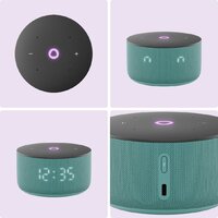 Умная колонка Яндекс Станция Мини 3 с часами (бирюзовый) - Превью изображения №3 — Интернет-магазин ПроЗаказ