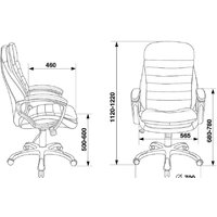 Офисное кресло Бюрократ T-9950LT (черный) - Превью изображения №6 — Интернет-магазин ПроЗаказ