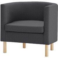 Интерьерное кресло Mio Tesoro Агата 351 (темно-серый 1173) - Превью изображения №6 — Интернет-магазин ПроЗаказ