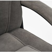 Офисное кресло TetChair Bergamo флок (хром/серый 29) - Превью изображения №13 — Интернет-магазин ПроЗаказ